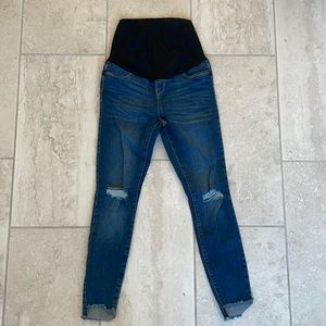 Isabel Maternity Distressed Skinny Jeans